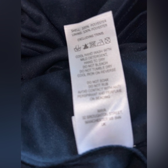 Maya Plus bridesmaid V-neck maxi tulle dress with tonal sequins in navy size 16 - Picture 7 of 8